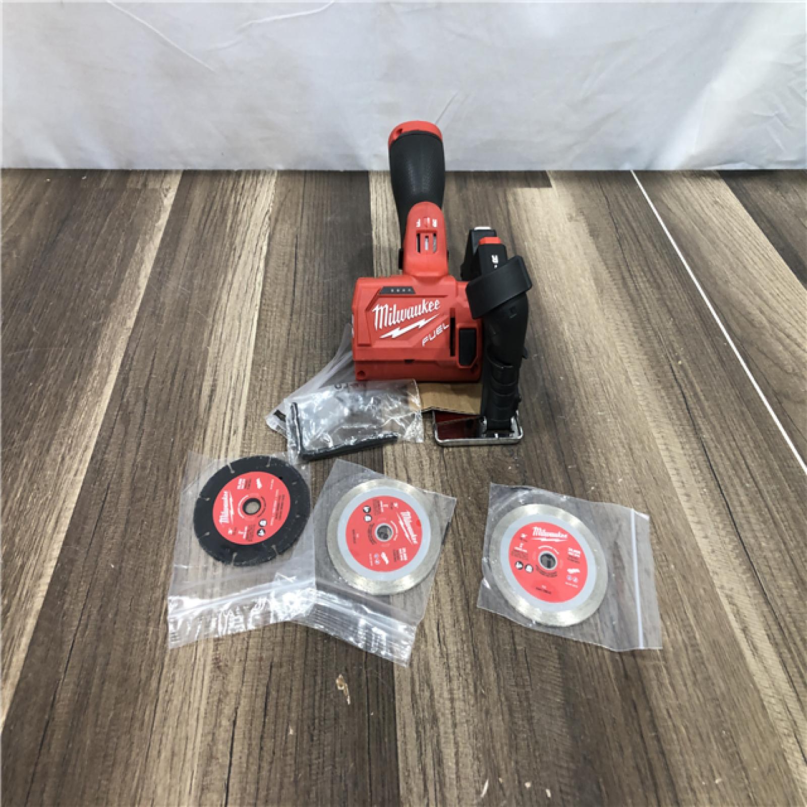 AS-IS Milwaukee M12 FUEL 12V Lithium-Ion Brushless Cordless 3 in. Cut Off Saw (Tool-Only)