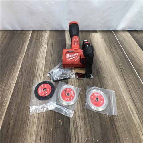 AS-IS Milwaukee M12 FUEL 12V Lithium-Ion Brushless Cordless 3 in. Cut Off Saw (Tool-Only)