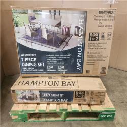 Phoenix LIKE NEW Hampton Bay Westgrove 7-Peice Metal Sling Outdoor Dining Set
