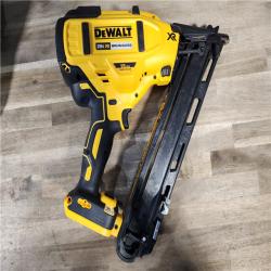 HOUSTON LOCATION - AS-IS DEWALT 20V MAX XR 15 Ga. Cordless 34 Deg Nailer 20 V