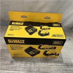 NEW - DEWALT 20V MAX Lithium-Ion Battery Kit with 5.0Ah and 2.0Ah Battery and Charger