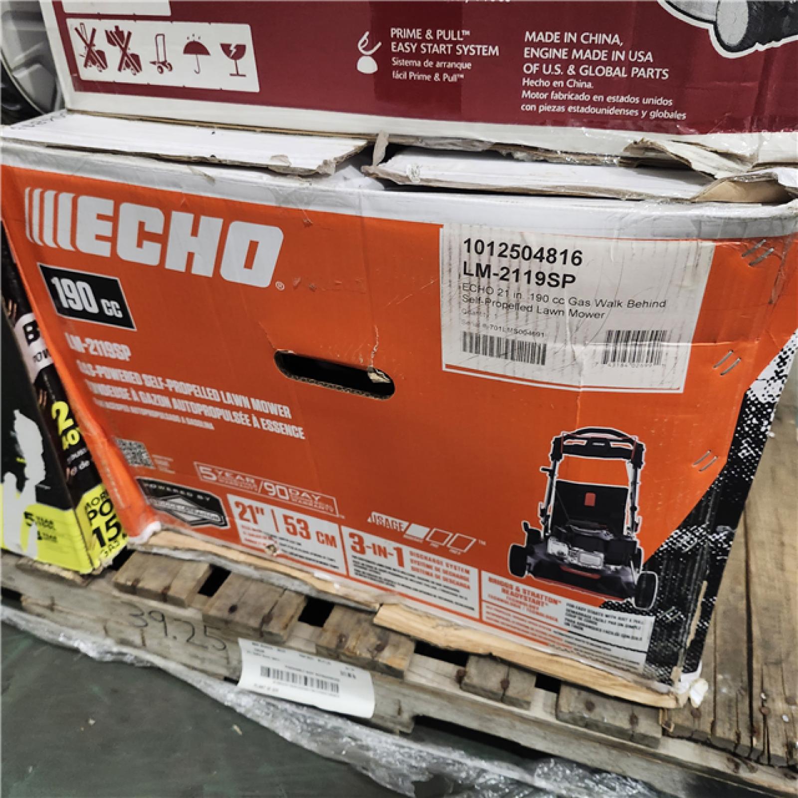 Dallas Location - As-Is Lawn Mower Pallet
