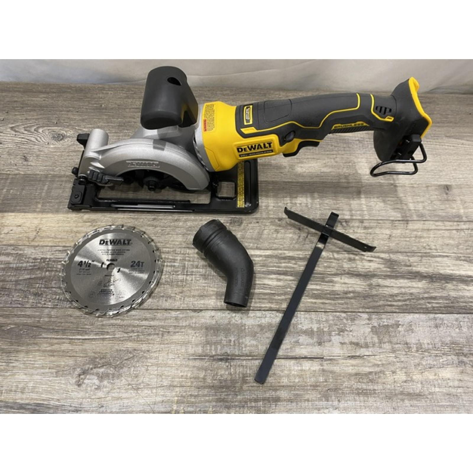 AS-IS DEWALT ATOMIC 20V MAX Cordless Brushless 4-1/2 in. Circular Saw (Tool Only)