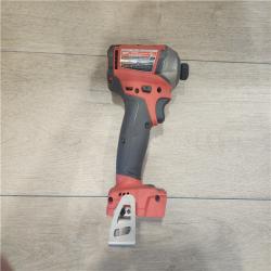 AS-IS- Milwaukee FUEL 18V Lithium-Ion Brushless Cordless 1/4 in. Hex Impact Driver (Tool-Only)