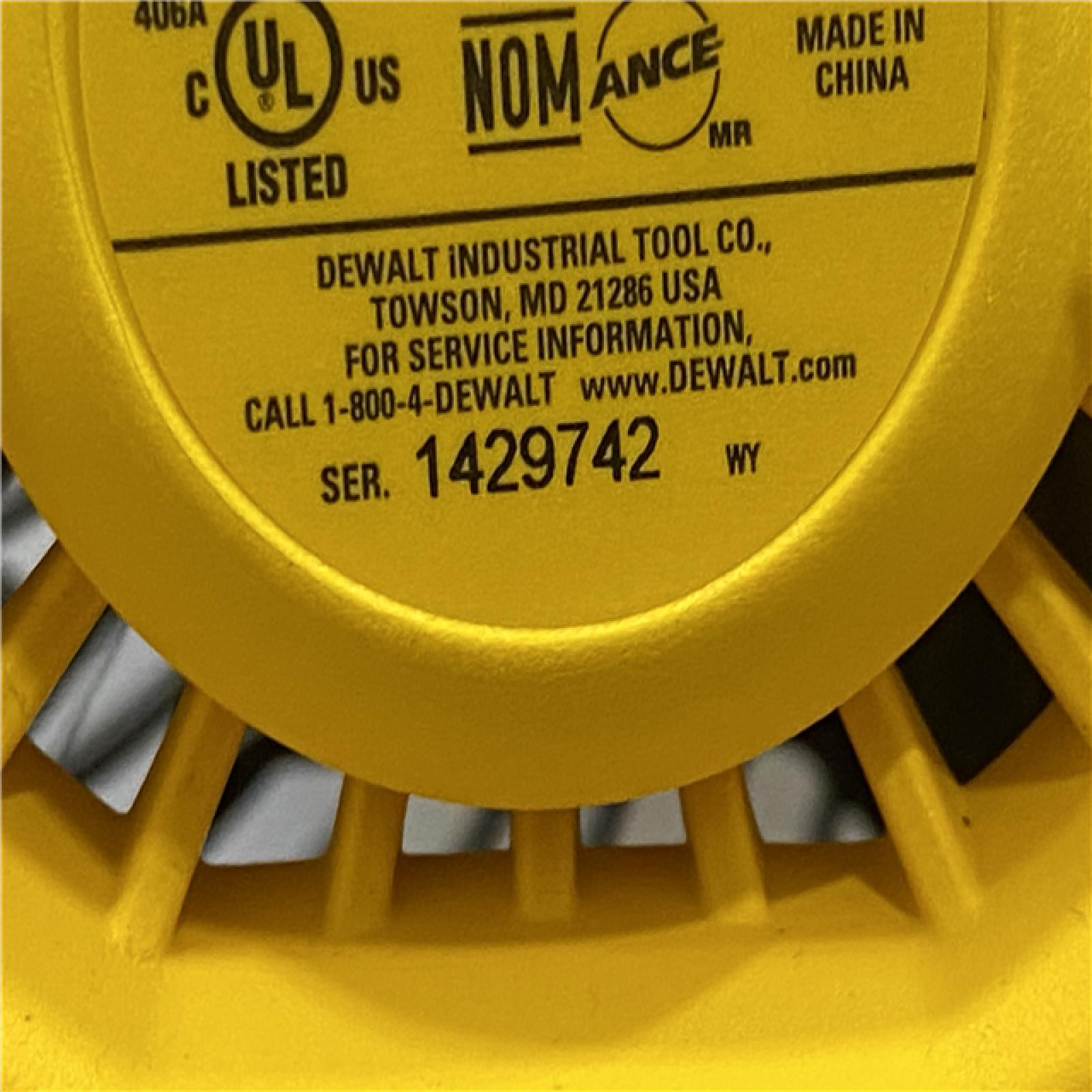 AS-IS DEWALT 20V MAX Jobsite Fan (Tool Only)