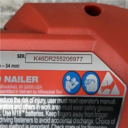 AS-IS Milwaukee FUEL 18-Volt Lithium-Ion Brushless Cordless Gen II 18-Gauge Brad Nailer (Tool-Only)