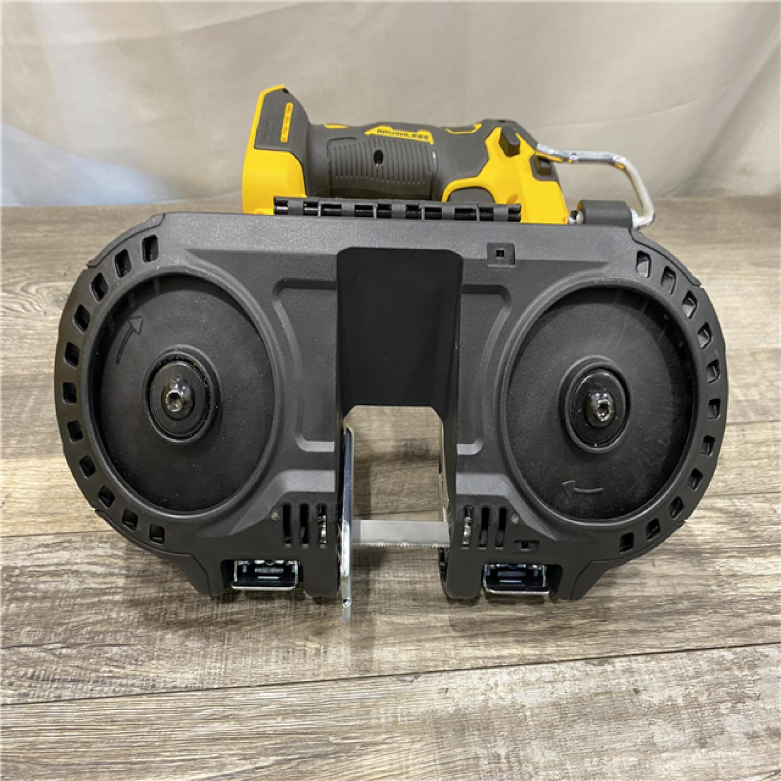 AS-IS DEWALT ATOMIC 20V MAX Cordless Brushless Compact 1-3/4 in. Bandsaw (Tool Only)