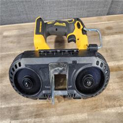 HOUSTON LOCATION - AS-IS Dewalt DCS377B 20V MAX ATOMIC Brushless Cordless 1-3/4  Compact Bandsaw (TOOL ONLY)