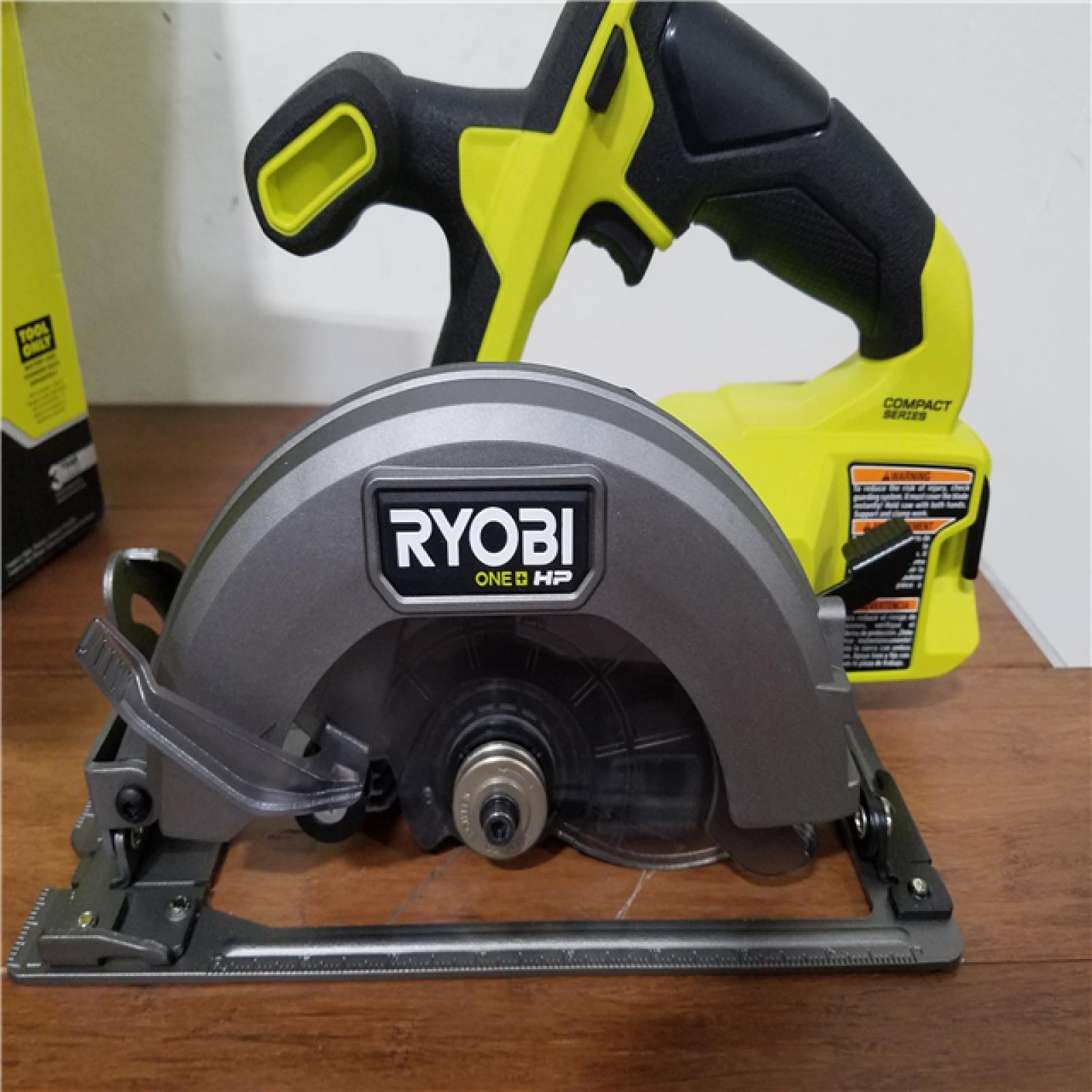 CALIFORNIA AS-IS RYOBI ONE+HP18V COMPACT BRUSHLESS 6-1/2CIRCULAR SAW (TOOL ONLY)