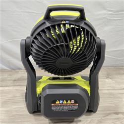LIKE NEW! - RYOBI ONE+ 18V Cordless Bucket Top Misting Fan Kit