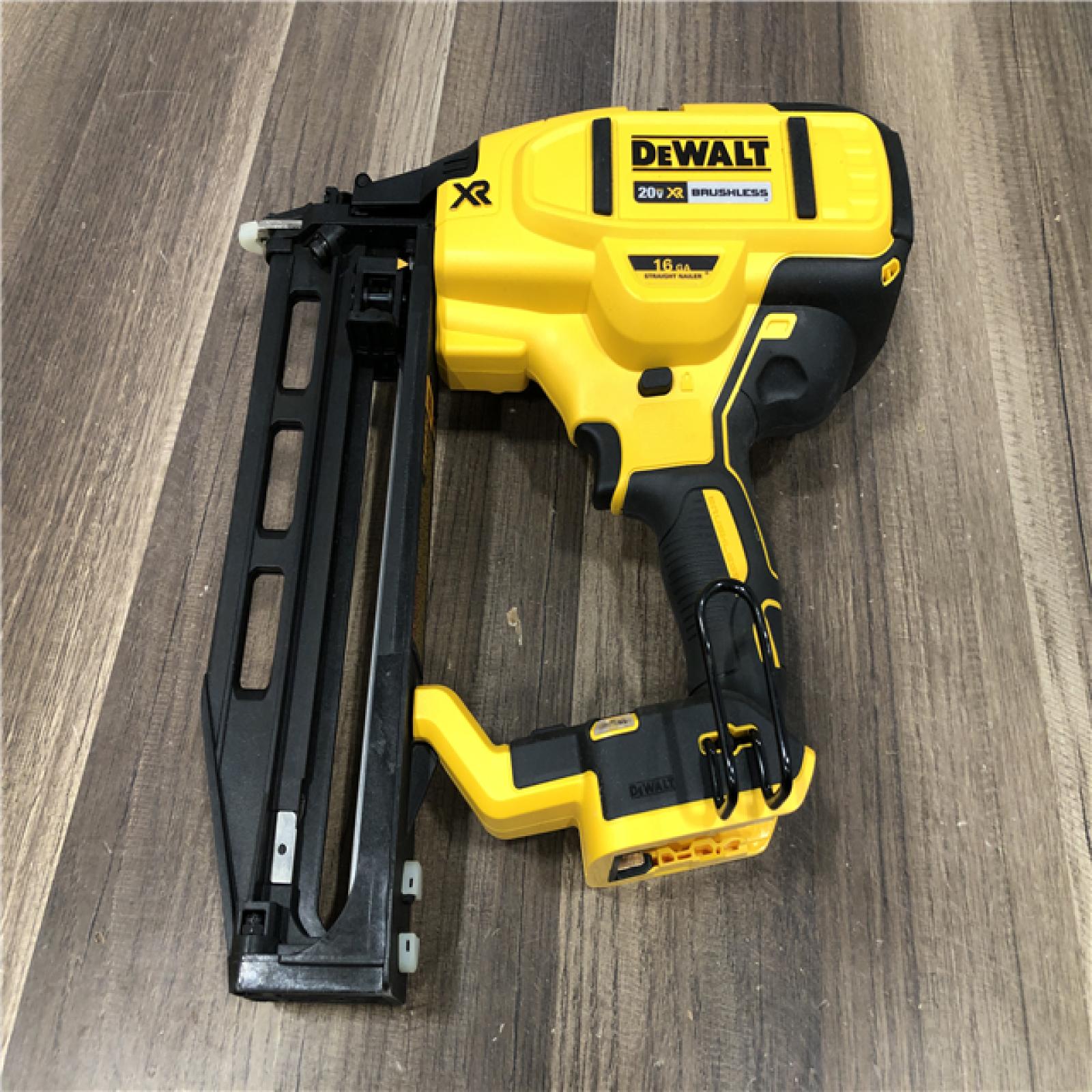 AS-IS 20V MAX XR 16-Gauge Lithium-Ion Cordless Finish Nailer (Tool Only)