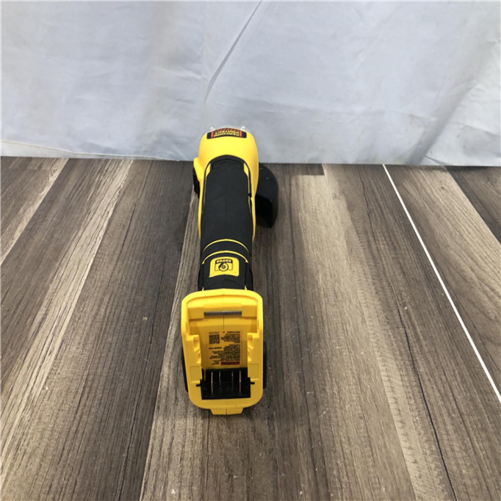 AS-IS DEWALT 20V MAX XR Cordless Brushless 4.5 in. Slide Switch Small Angle Grinder with Kickback Brake (Tool Only)
