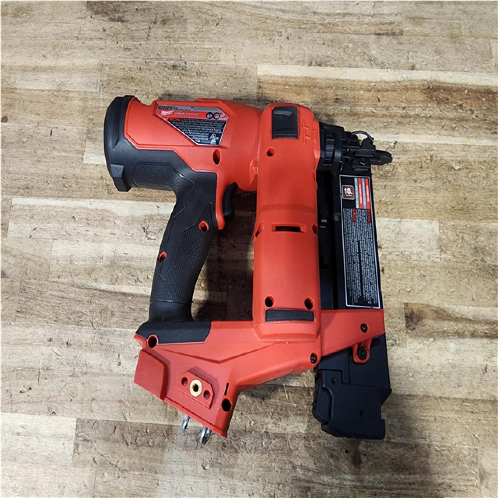 Houston Location AS-IS Milwaukee FUEL 18-Volt Lithium-Ion Brushless Cordless Gen II 18-Gauge Brad Nailer (Tool-Only)