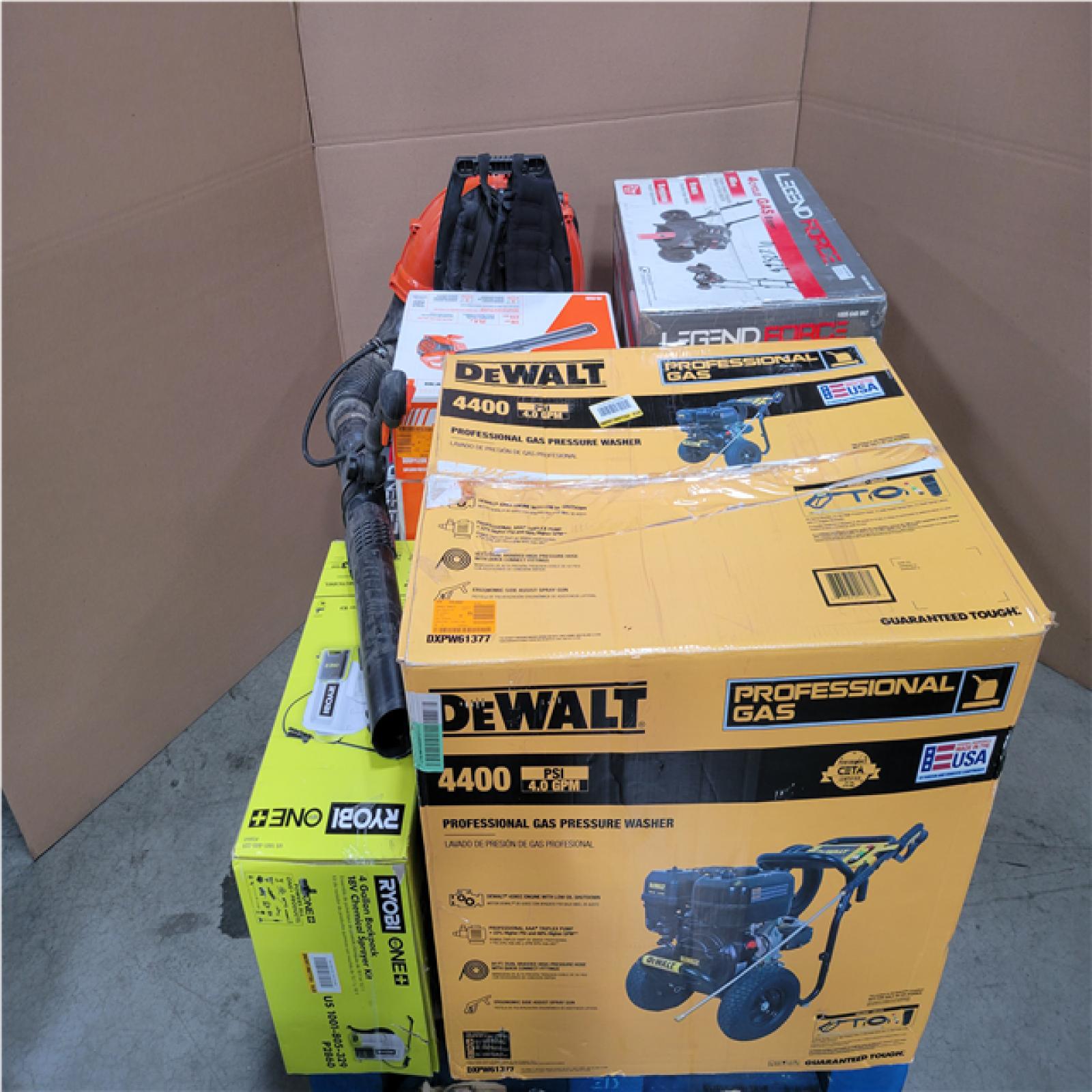 CALIFORNIA AS-IS OUTDOOR POWER EQUIPMENT