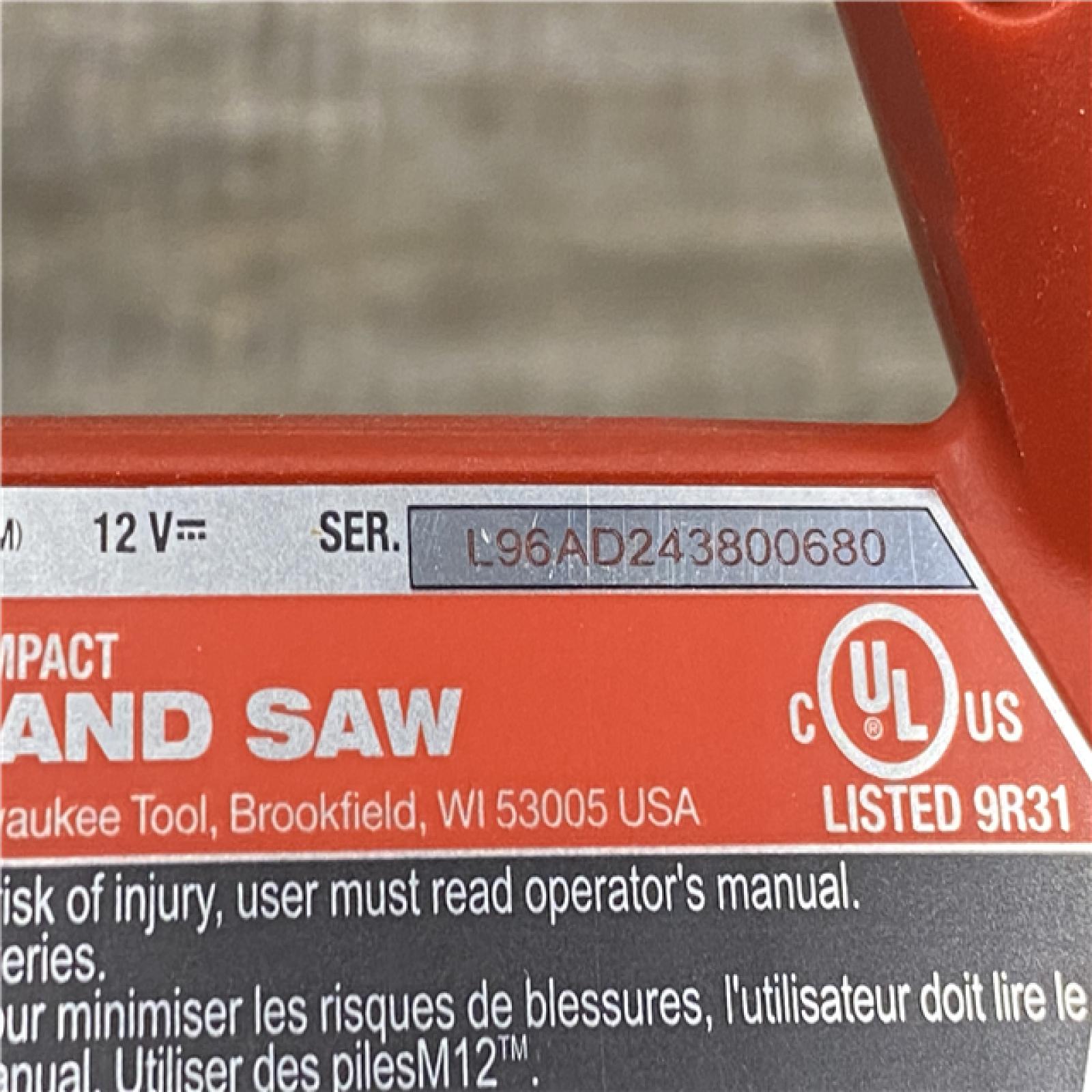 LIKE NEW - Milwaukee FUEL 12V Lithium-Ion Cordless Compact Band Saw (Tool-Only)