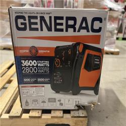 DALLAS LOCATION - Generac 3600 / 3000-Watt Dual Fuel Electric Switch Gasoline / Propane Inverter Portable Generator with COSense-IQ3600 DF