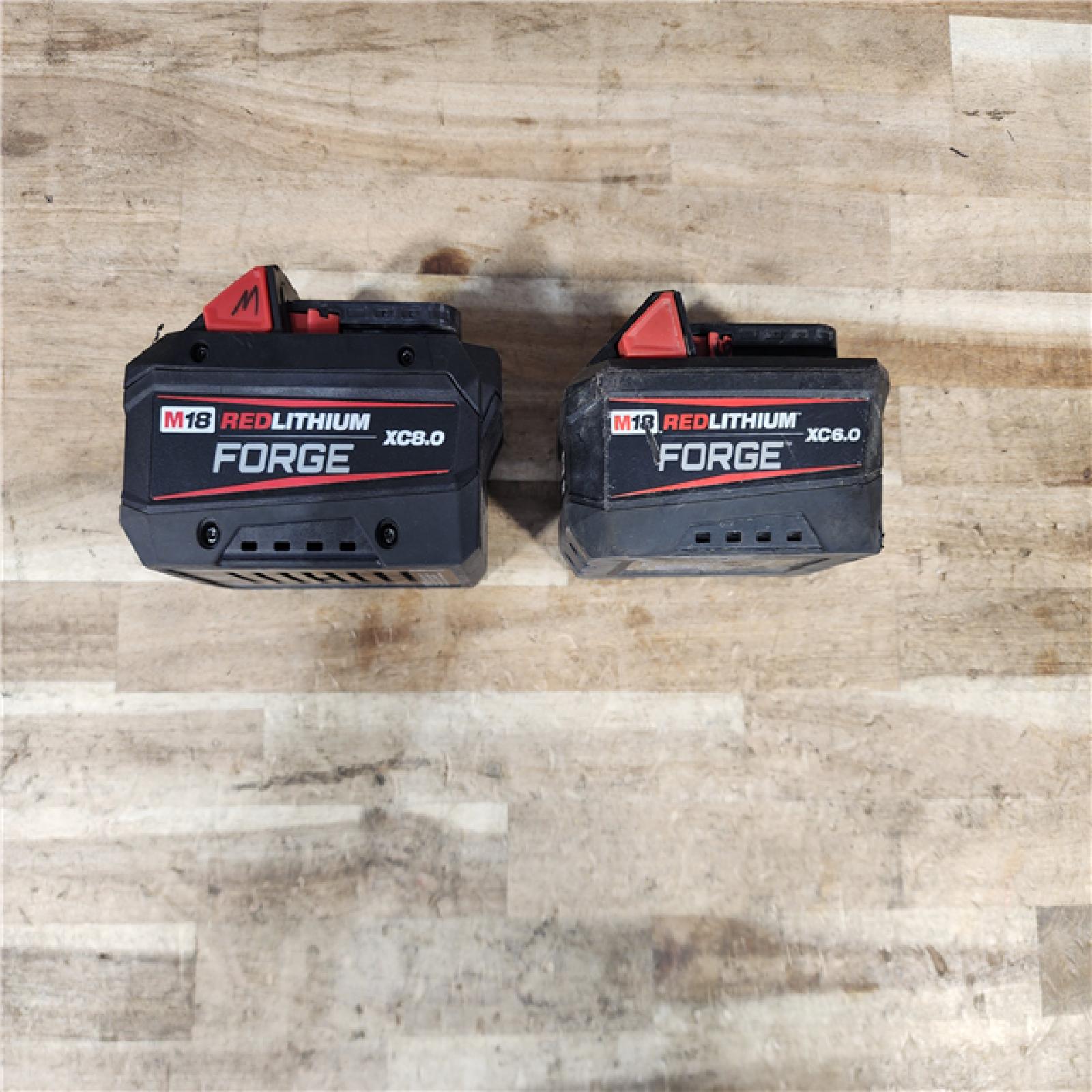 HOUSTON LOCATION - AS-IS MILWAUKEE FORGE BATTERY PACK QTY - 2