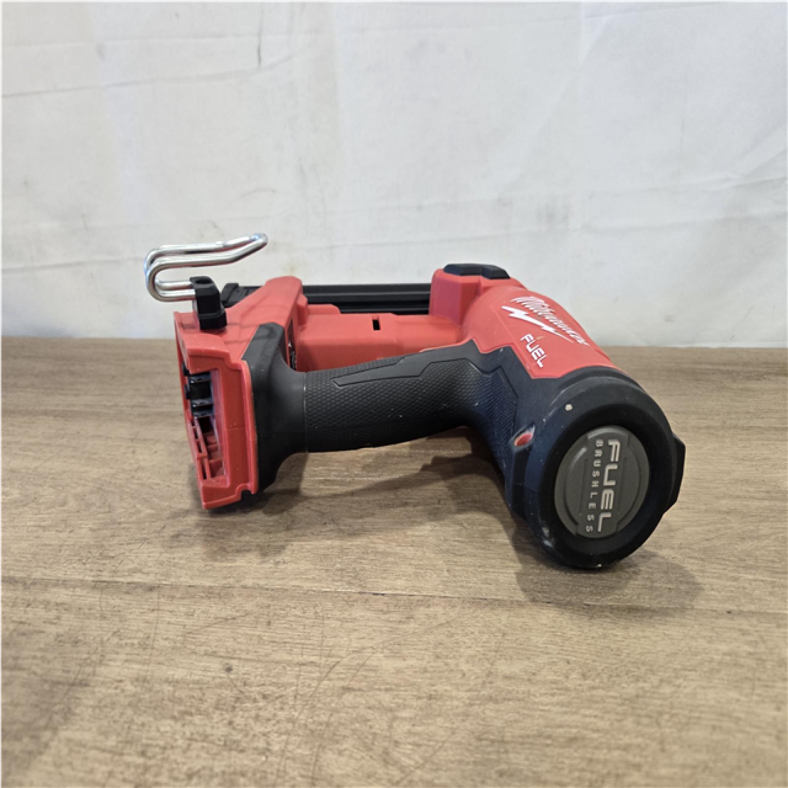 AS-IS  Milwaukee FUEL 18-Volt Lithium-Ion Brushless Cordless Gen II 18-Gauge Brad Nailer (Tool-Only)