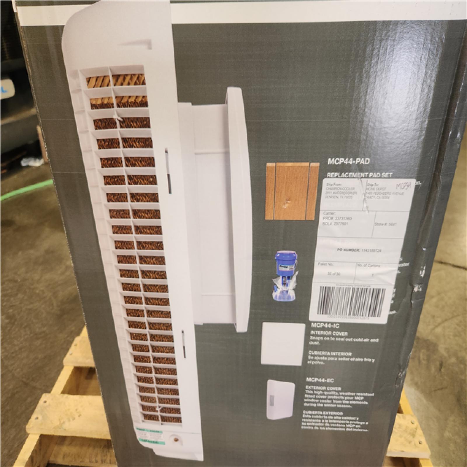 Phoenix LIKE NEW MasterCool 5900 CFM 115-Volt 3-Speed Slim Profile Window Evaporative Cooler for 2000 sq. ft.