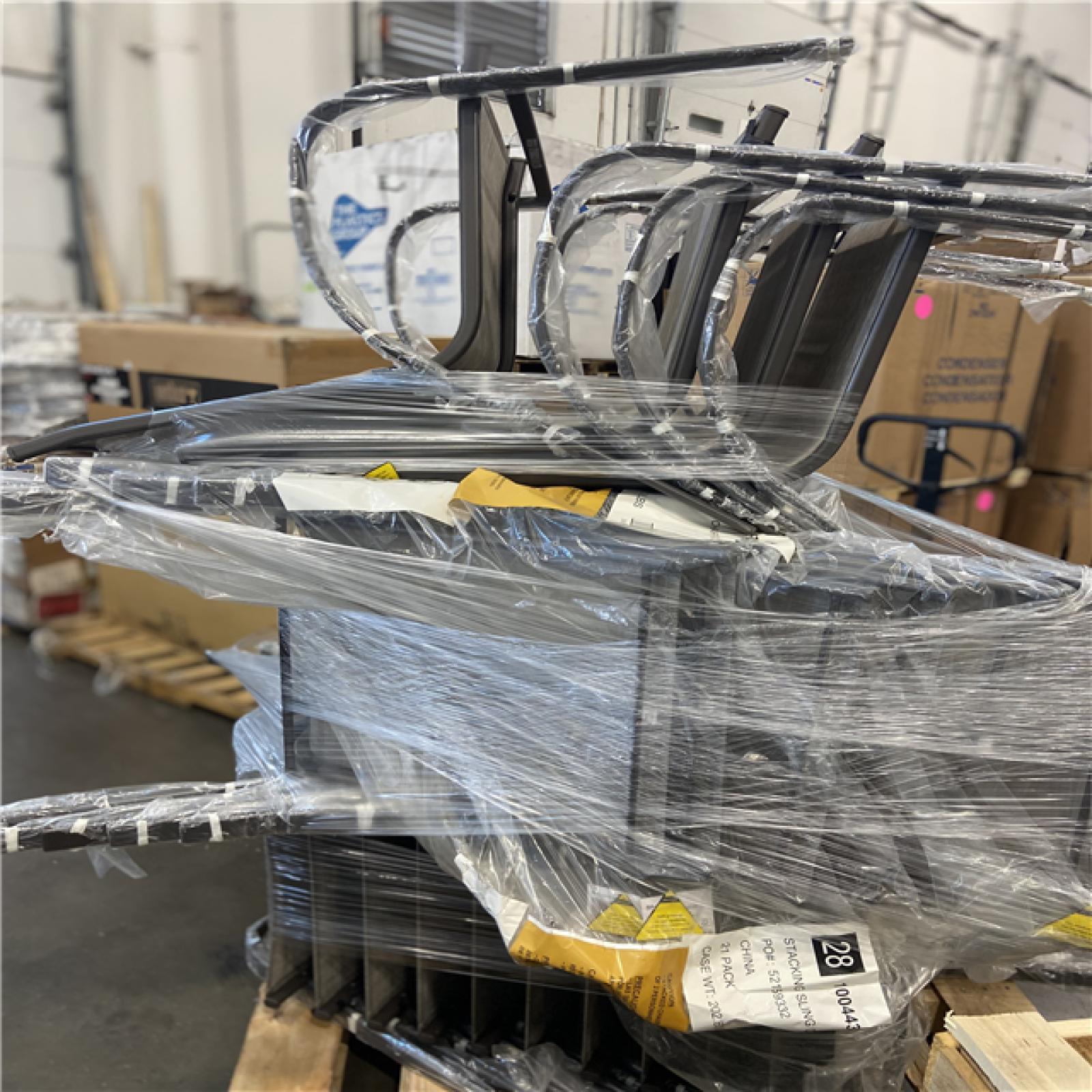 DALLAS LOCATION - STACKING SLING CHAIR RIVERBED (21 UNITS)