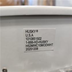 Phoenix Husky Modular Tool Storage 52 in. W White Mobile Workbench Cabinet