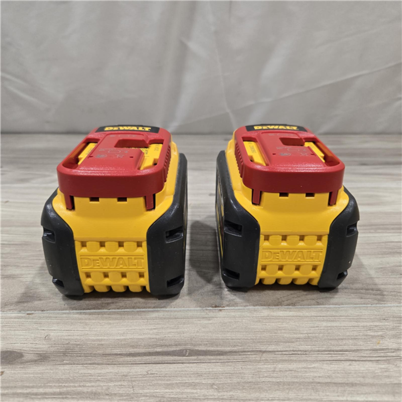 AS-IS DEWALT FLEXVOLT 20-Volt/60-Volt MAX Lithium-Ion 6.0Ah Battery Pack (2-Pack)