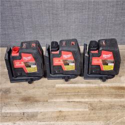 HOUSTON LOCATION - AS-IS MILWAUKEE 3 LASER TOOL COMBO
