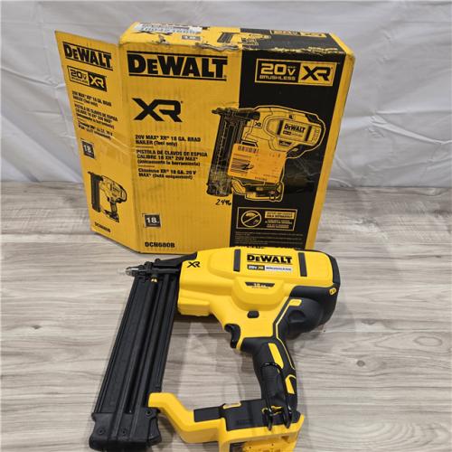 AS-IS DeWalt 20V MAX XR Lithium-Ion Electric Cordless 18-Gauge Brad Nailer (Tool Only)