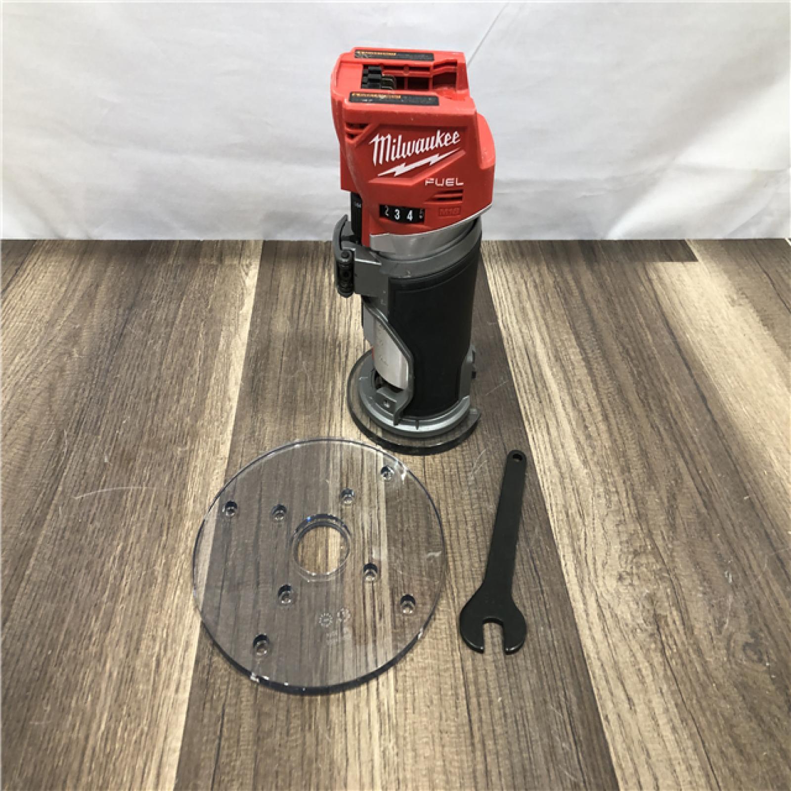 AS-IS Milwaukee  FUEL 18V Lithium-Ion Brushless Cordless Compact Router (Tool-Only)