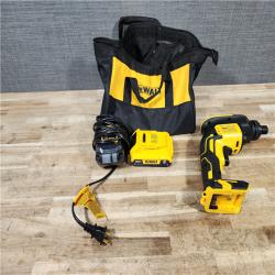 HOUSTON LOCATION - AS - IS DEWALT 20V MAX XR Cordless Brushless Drywall Screw Gun Threaded Clutch Housing COMBO KIT