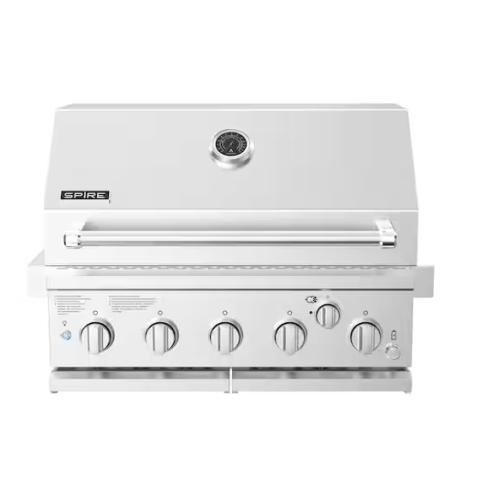 DALLAS LOCATION - SPIRE 5-Burner Built-In Propane Gas Island Grill Head in Stainless Steel with Rear Burner