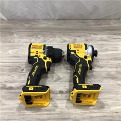 AS-IS DEWALT ATOMIC 20-Volt MAX Lithium-Ion Cordless Combo Kit