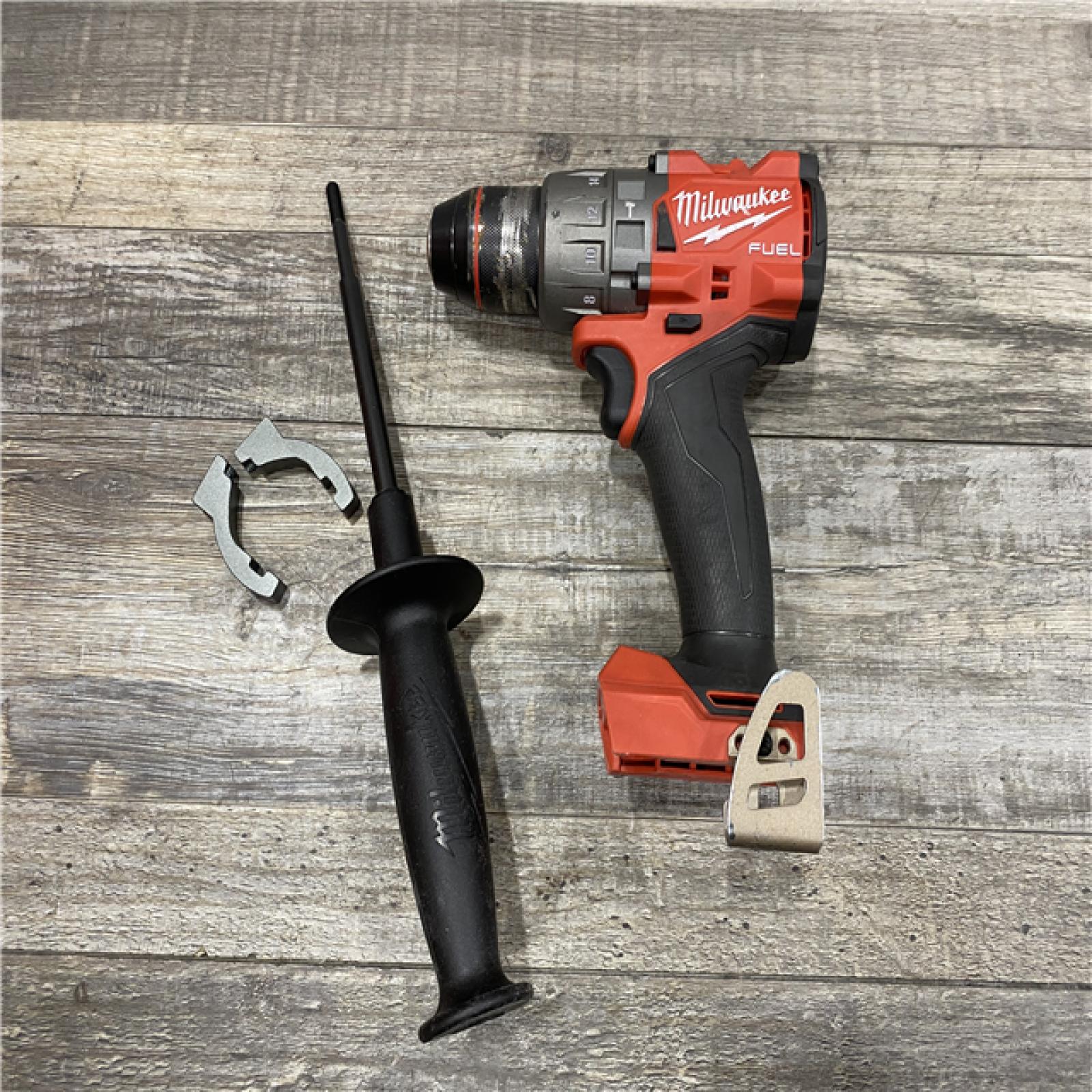 AS-IS Milwaukee FUEL 18V Lithium-Ion Brushless Cordless 1/2 in. Hammer Drill/Driver (Tool-Only)