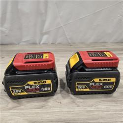 AS-IS DEWALT FLEXVOLT 20-Volt/60-Volt MAX Lithium-Ion 6.0Ah Battery Pack (2-Pack)