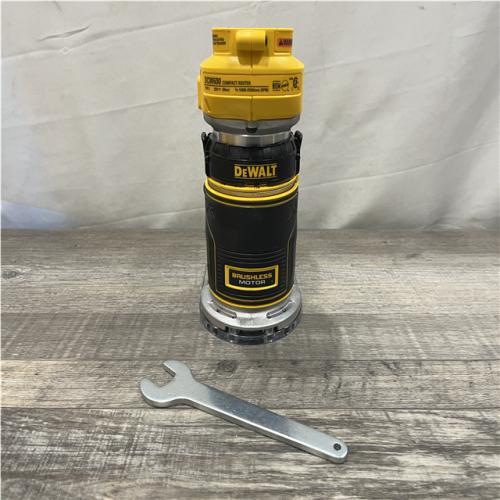 AS-IS DEWALT 20V MAX XR Cordless Brushless Fixed Base Compact Router (Tool Only)