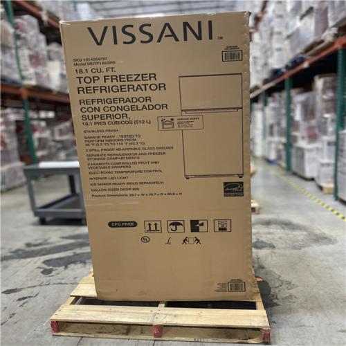 DALLAS LOCATION -AS-IS VISSANI 18.1 CU.FT REFRIGERATOR