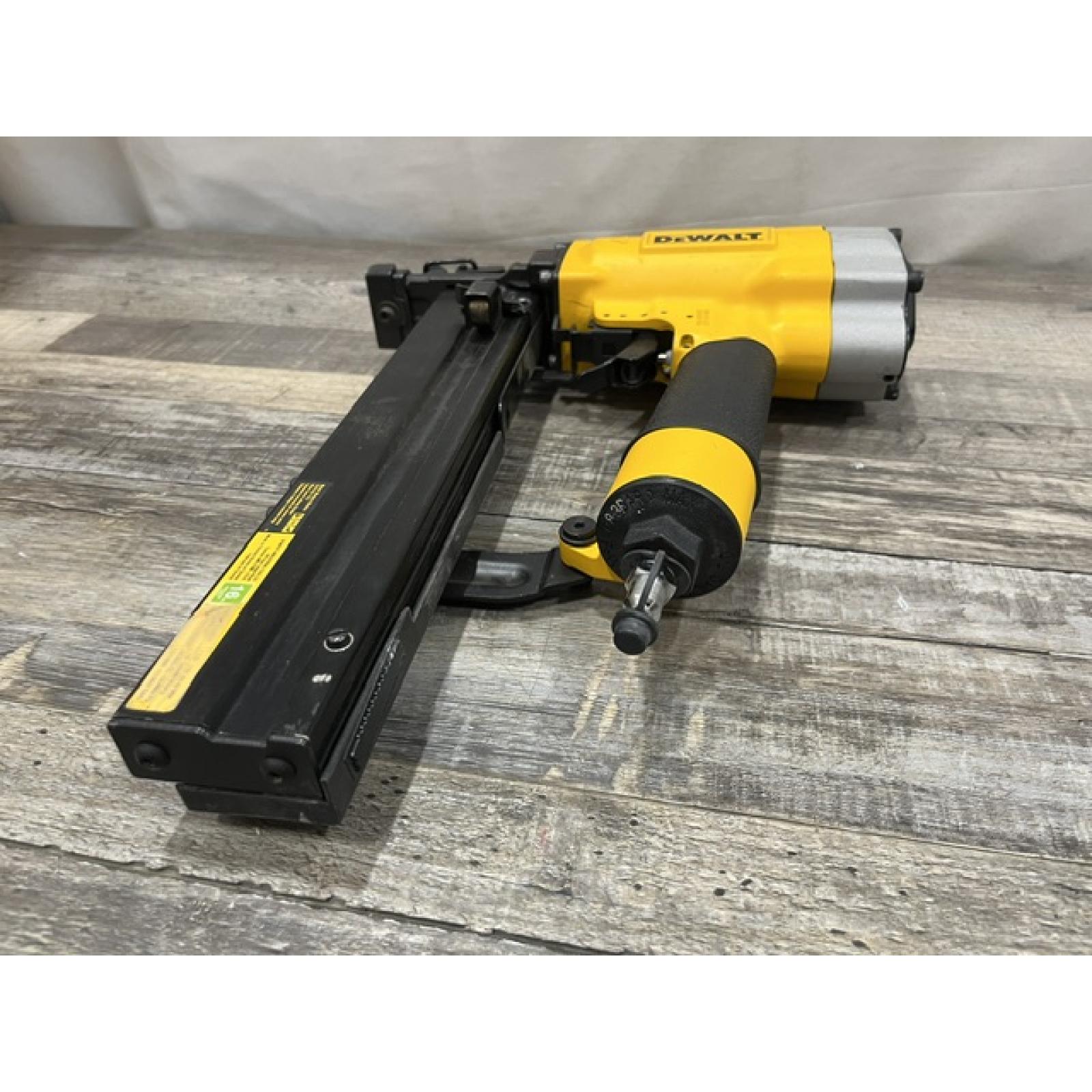 AS-IS DEWALT Corded Pneumatic 16-Gauge 1 in. Crown Lathing Stapler