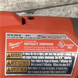 AS-IS Milwaukee FUEL 18V Lithium-Ion Brushless Cordless Hammer Drill and Impact Driver Combo Kit