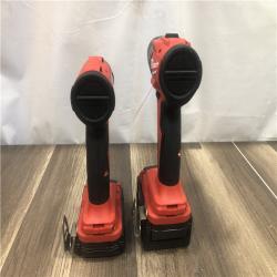 AS-IS Milwaukee 18-Volt Lithium-Ion Brushless Cordless Compact Hammer Drill/Impact Combo Kit