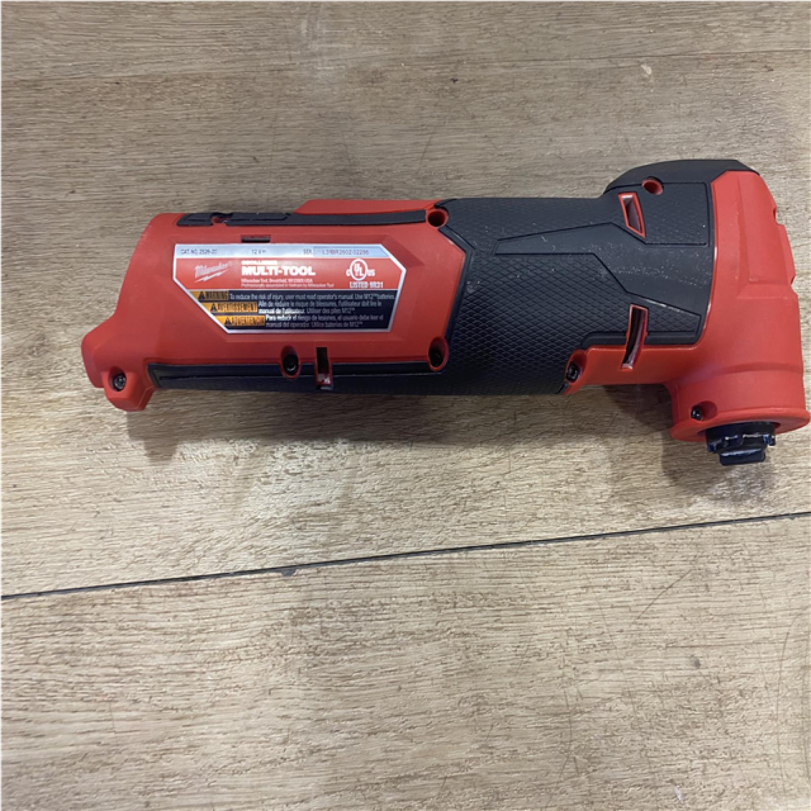 AS-IS Milwaukee FUEL 12V Lithium-Ion Cordless Oscillating Multi-Tool (Tool-Only)