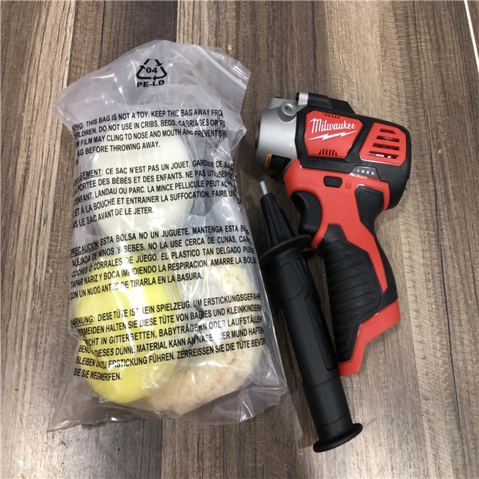 AS-IS Milwaukee M12 12V Lithium-Ion Cordless Variable Speed Polisher/Sander (Tool-Only)