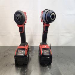 AS-IS- Milwaukee FUEL 18V Lithium-Ion Brushless Cordless Hammer Drill and Impact Driver Combo Kit