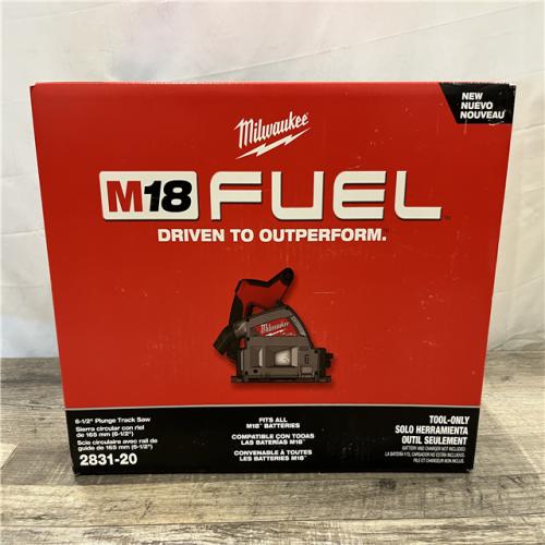 NEW - Milwaukee FUEL 18V Lithium-Ion Cordless Brushless 6-1/2 in. Plunge Cut Track Saw (Tool-Only)