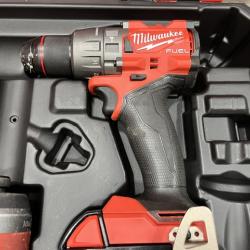 AS-IS Milwaukee FUEL 18V Lithium-Ion Brushless Cordless Hammer Drill and Impact Driver Combo Kit