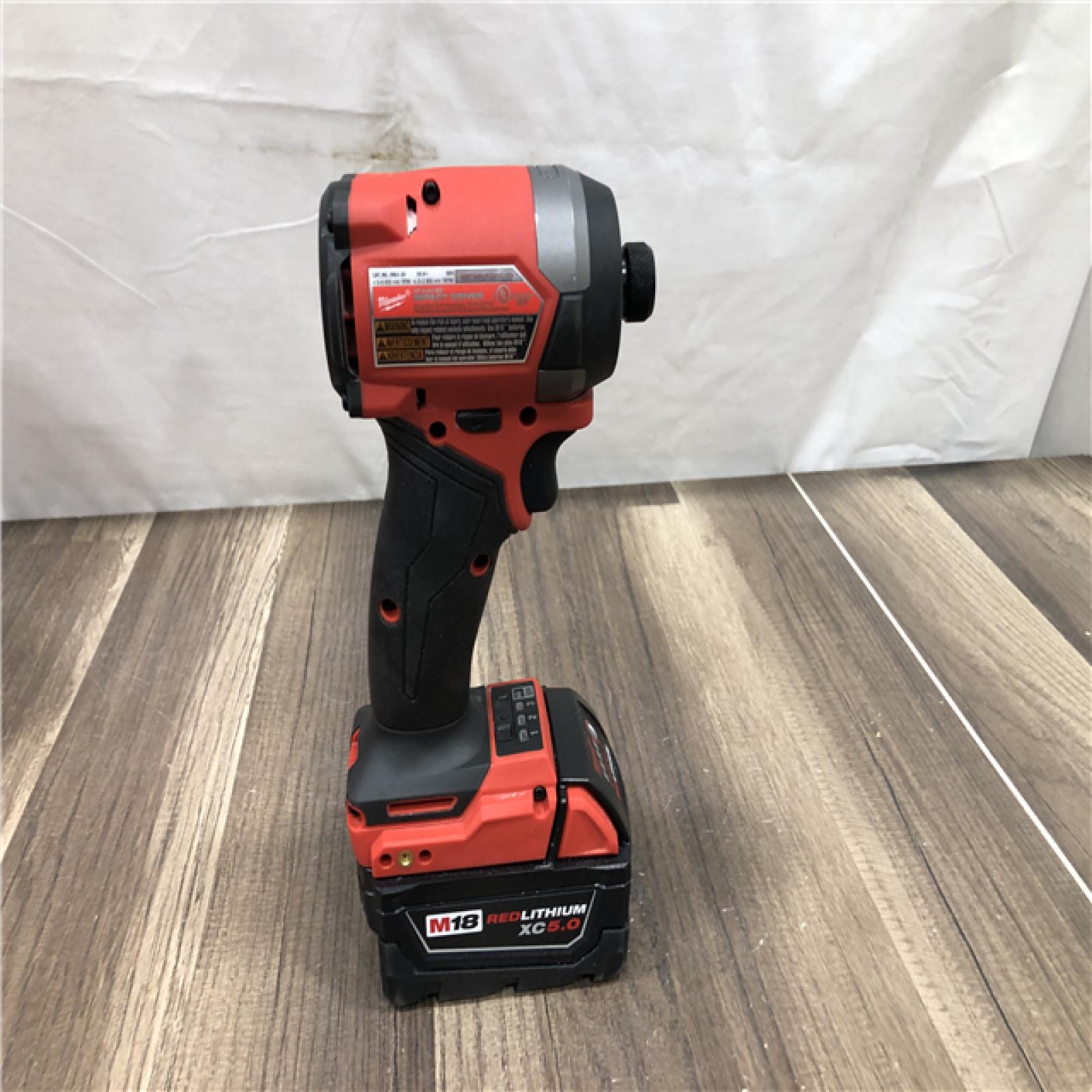 AS-IS Milwaukee M18 FUEL 18V Lithium-Ion Brushless Cordless 1/4 in. Hex Impact Driver Kit