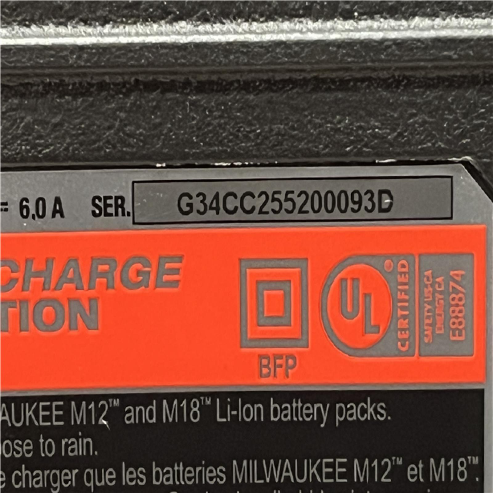 AS-IS Milwaukee 12-Volt/18-Volt Lithium-Ion Multi-Voltage 6-Port Sequential Rapid Battery Charger