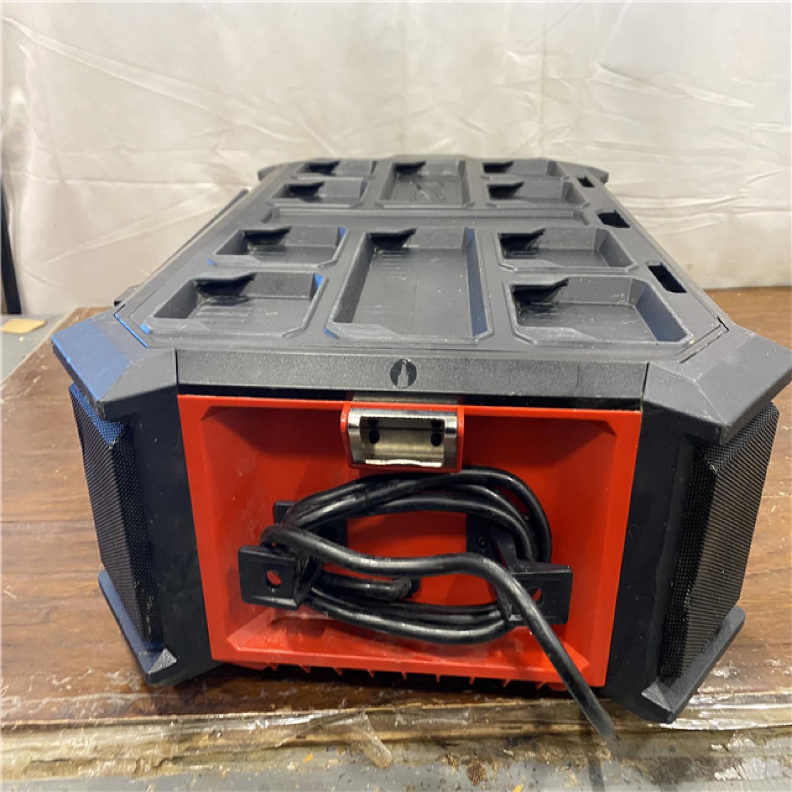 AS-IS Milwaukee 2950-20 18V M18 PACKOUT Lithium-Ion Cordless Radio + Charger (Tool Only)