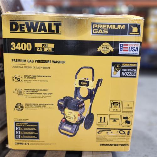 Dallas Location - As-Is DEWALT 3400 PSI 2.5 GPM Gas Pressure Washer