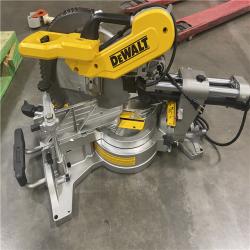 As-Is- DEWALT 12 Double Bevel Sliding Compound Miter Saw