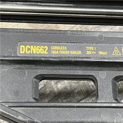 AS-IS DEWALT 20V MAX XR 16-Gauge Lithium-Ion Cordless Finish Nailer (Tool Only)